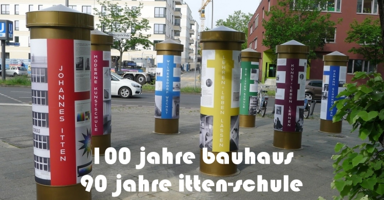 Ausstellung: 100 jahre bauhaus. 90 jahre itten-schule