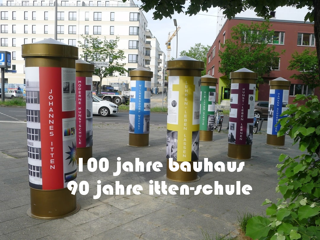 Ausstellung: 100 jahre bauhaus. 90 jahre itten-schule