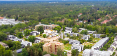 Studentendorf Schlachtensee von oben